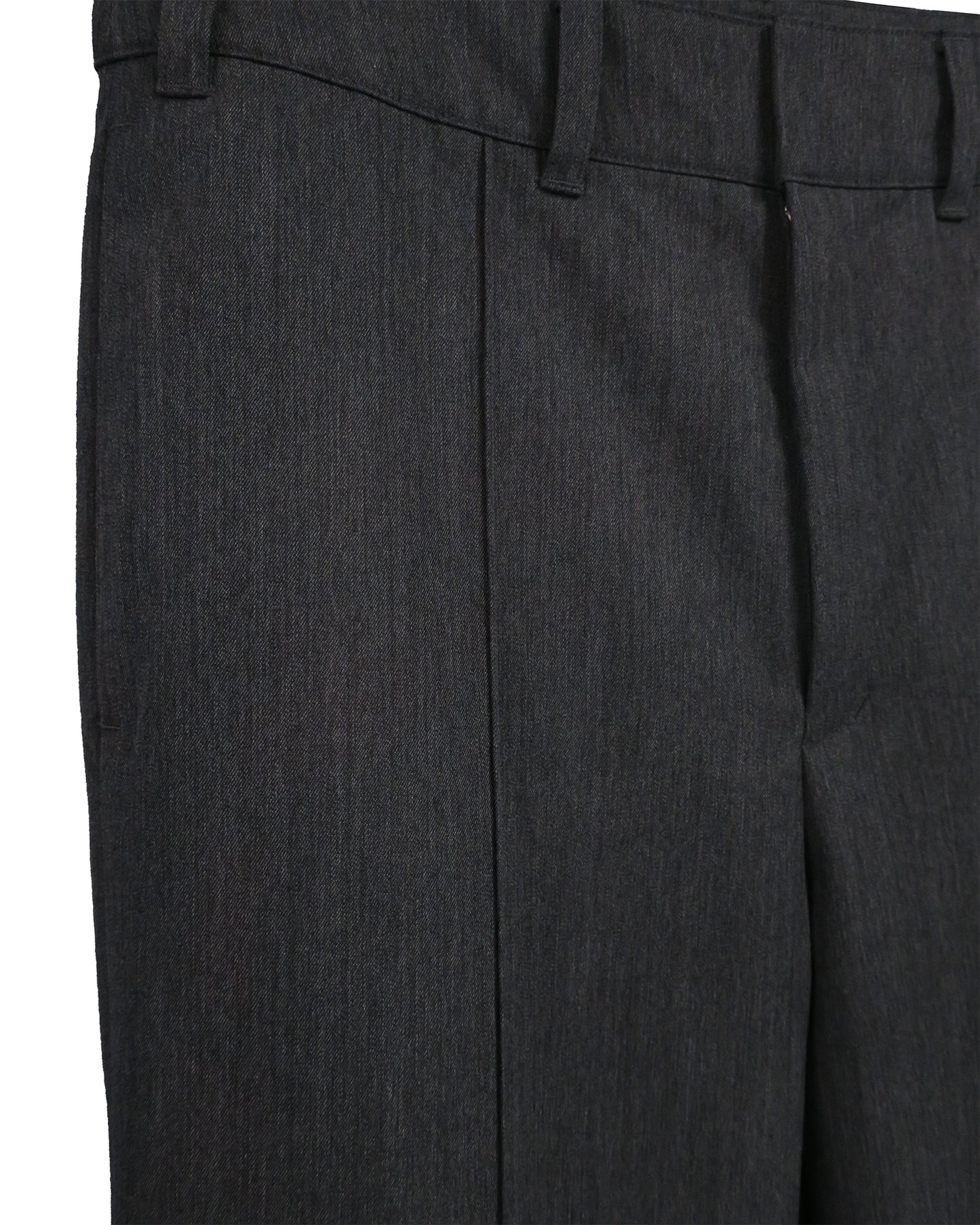 ROYAL HIGH-DENSITY PIN-TUCK TROUSERS / GRAY