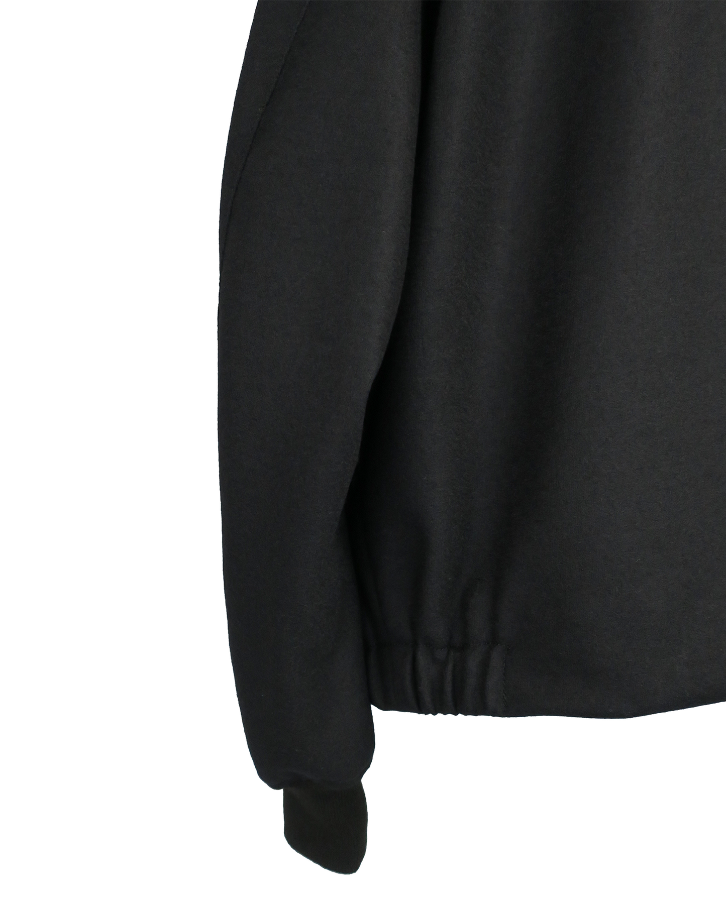 WOOL SMOOTH SWING TOP/ BLACK