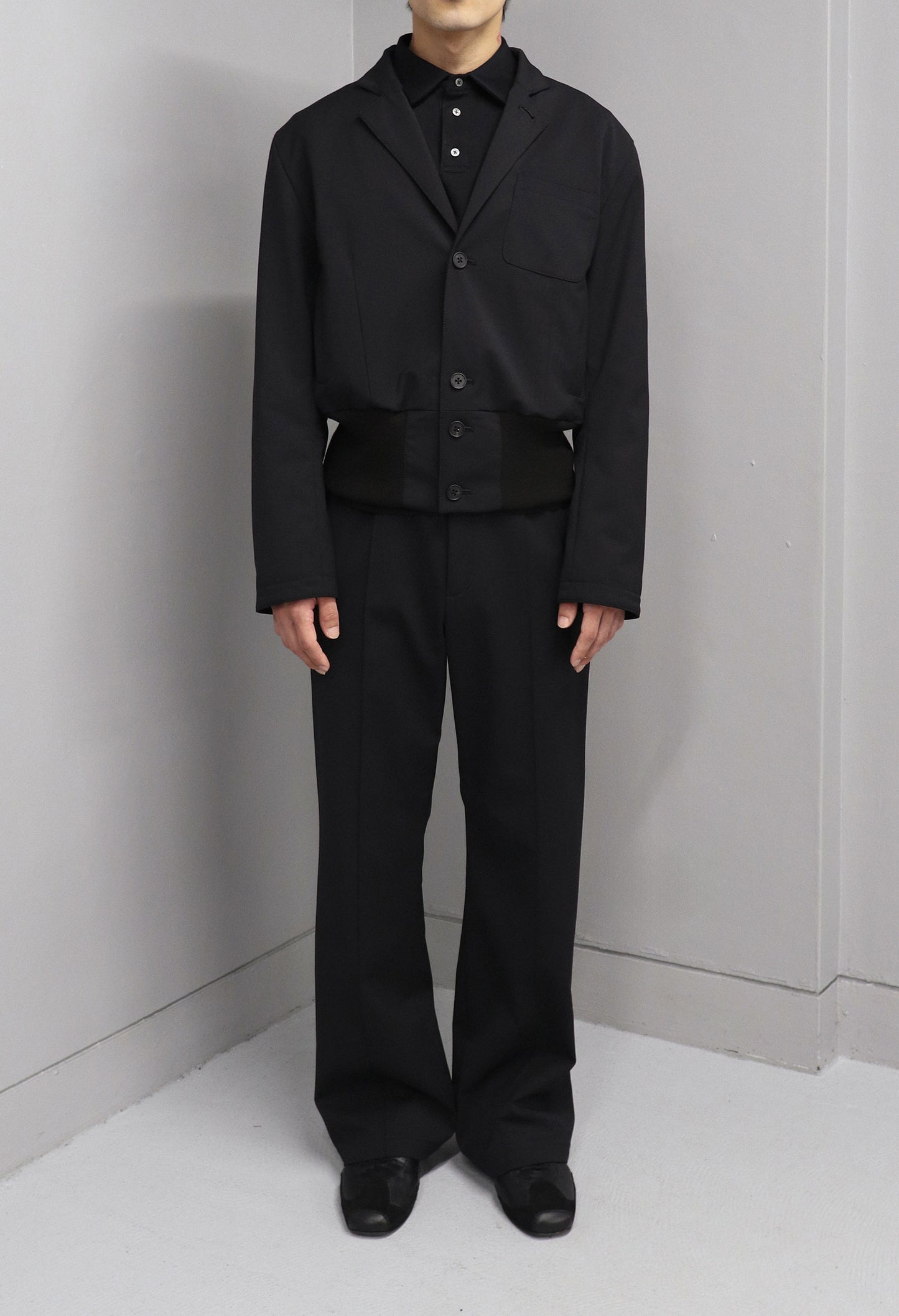 ACE OF SPADES GABARDINE JACKET/ BLACK