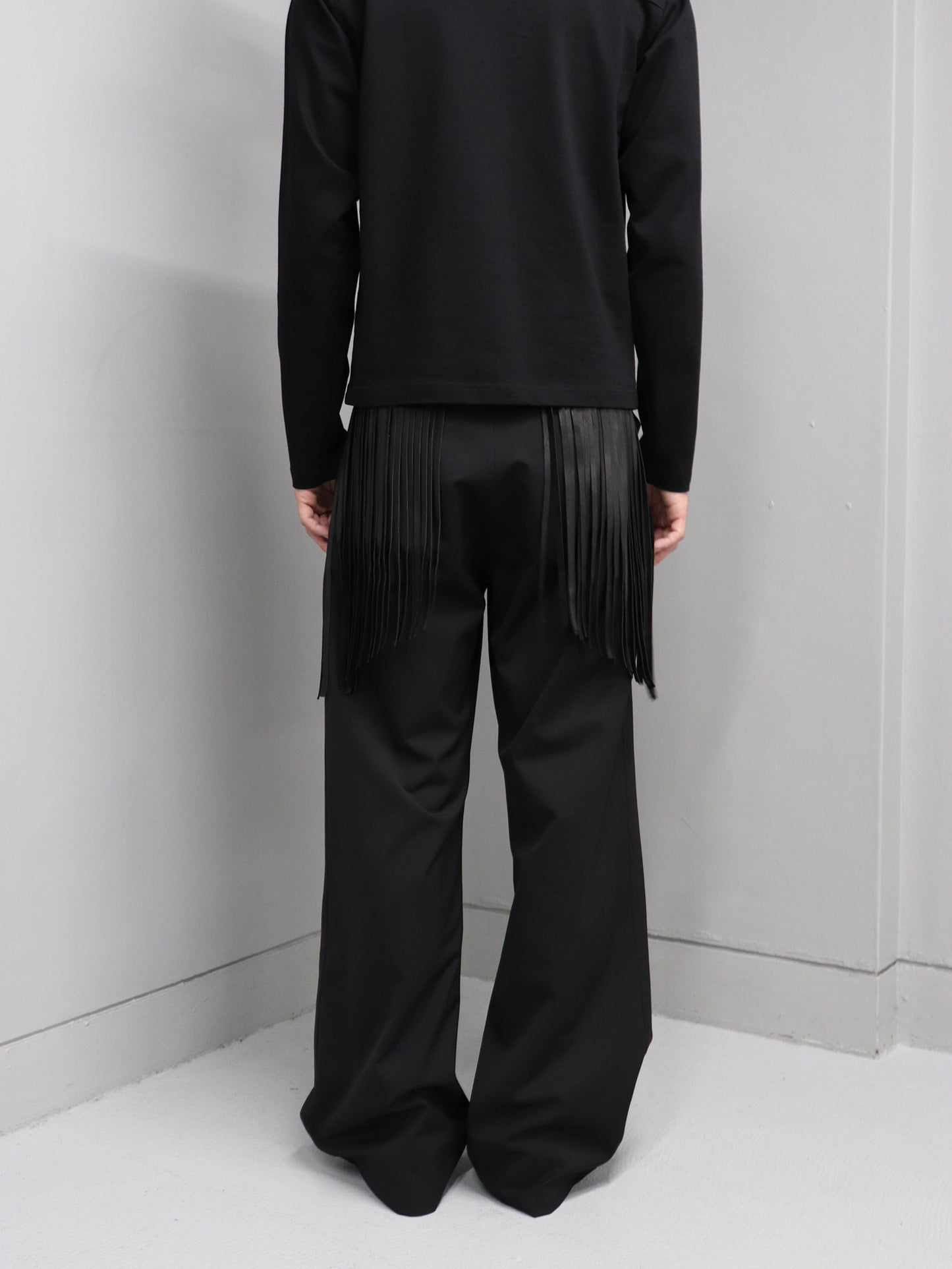 【LIMITED QUANTITY】LEMMY’S MIDNIGHT FRINGE TROUSERS/ LEATHER ver.