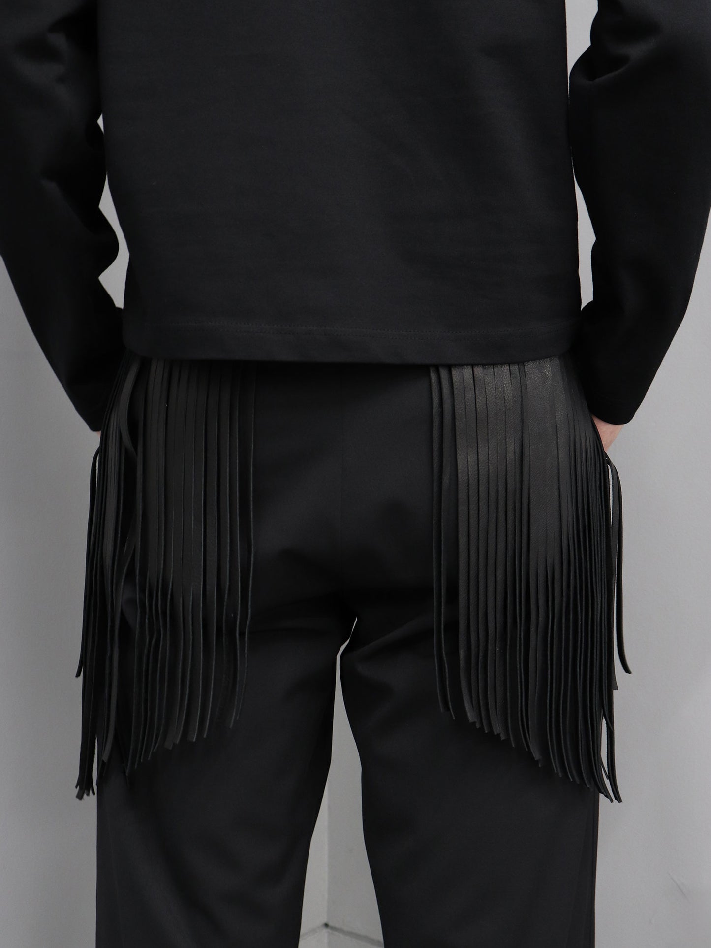 【LIMITED QUANTITY】LEMMY’S MIDNIGHT FRINGE TROUSERS/ LEATHER ver.