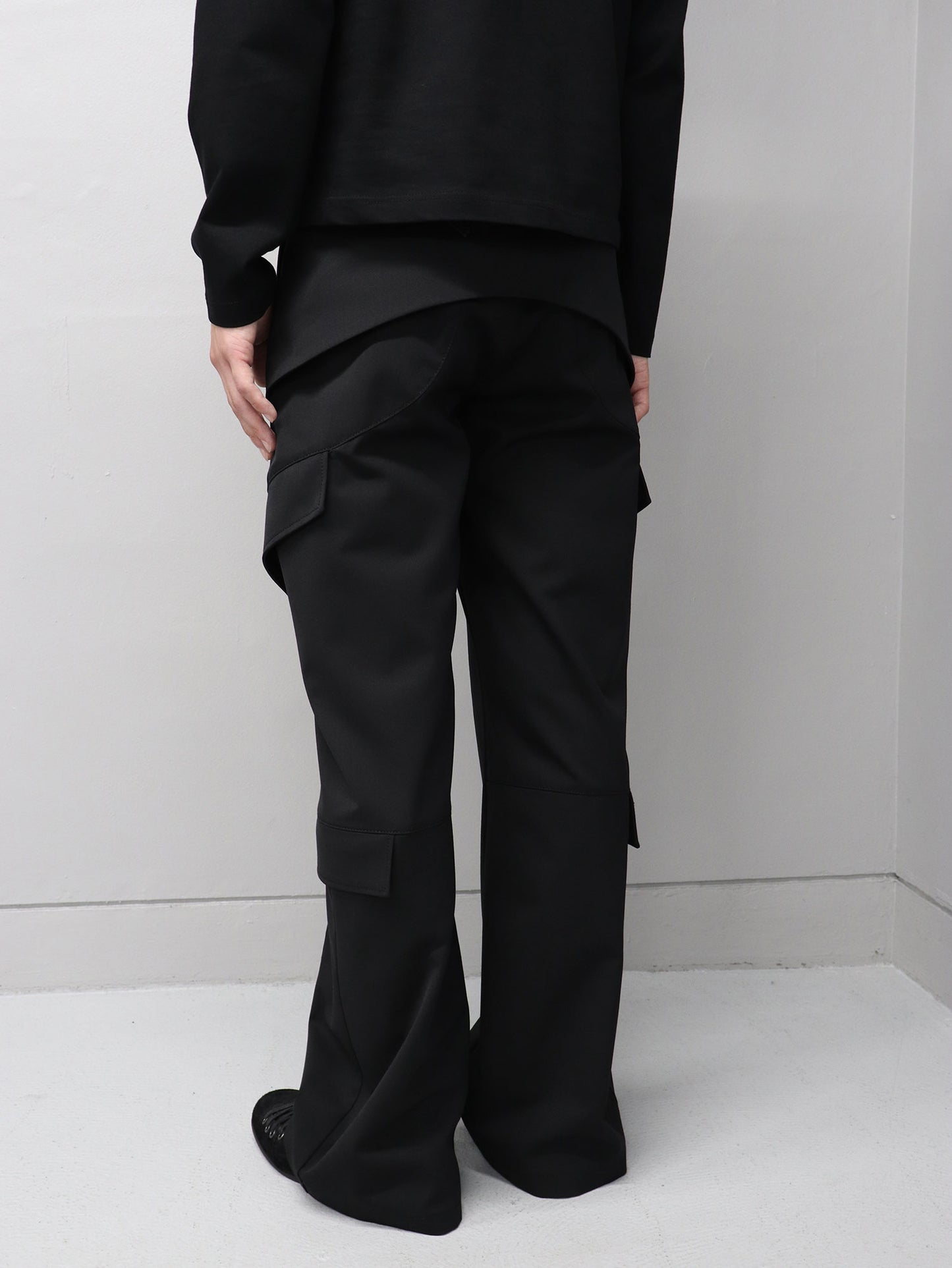 STRUCTURED UTILITY TROUSERS (UPDATED) / BLACK
