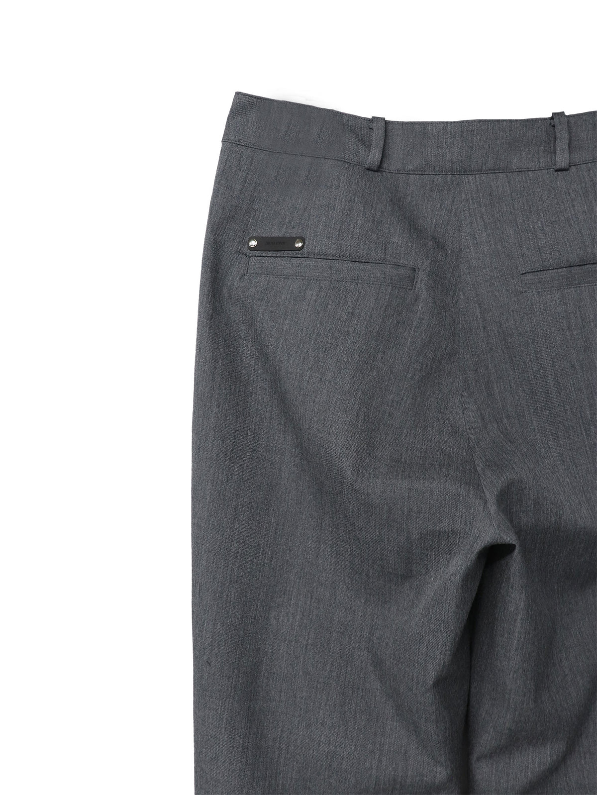 DOUBLE LOOP HARU-KING TWILL TROUSERS / GRAY