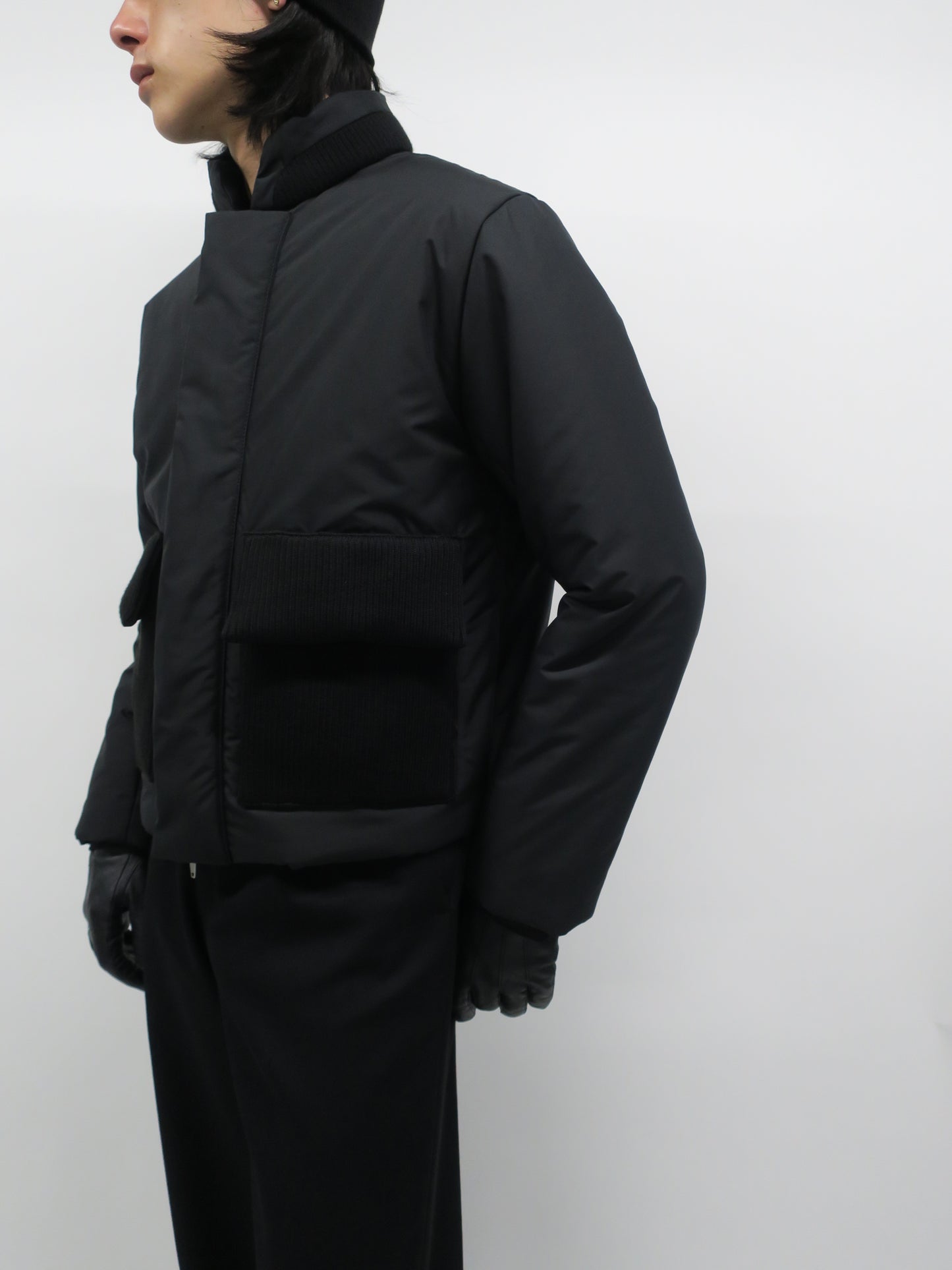 TECH HYBRID INSULATED BLOUSON/ BLACK