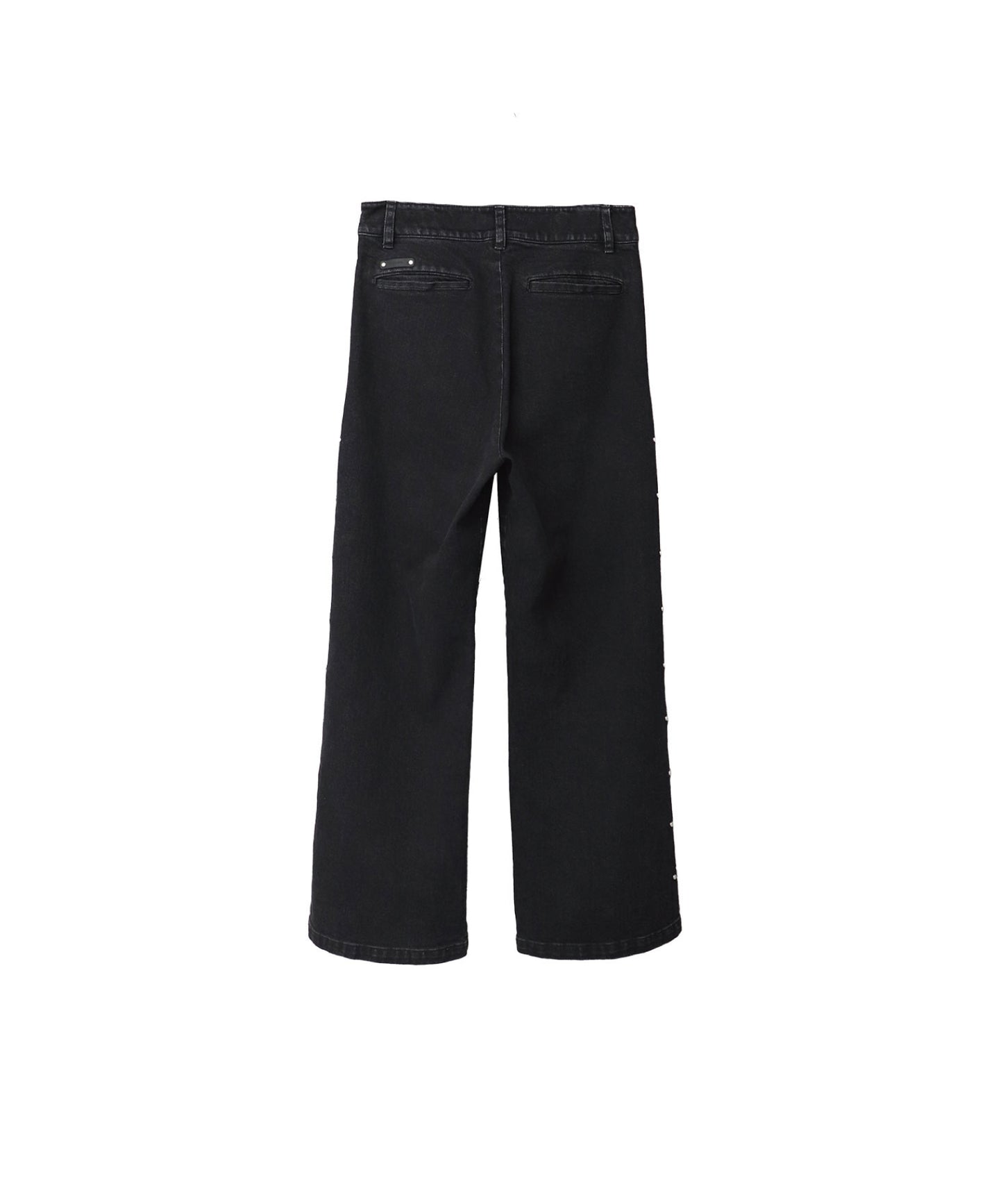 【LIMITED QUANTITY】ACE OF SPADES BLACK BOOT CUT STUDS / BLACK