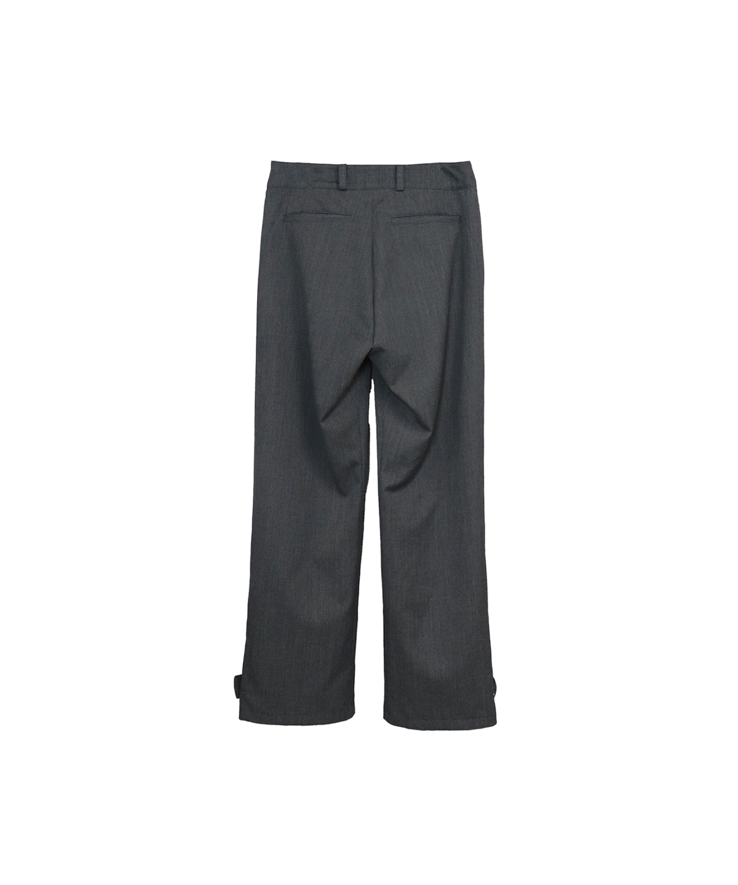 STREAMLINED CONVERTIBLE HEM TROUSERS/ GRAY