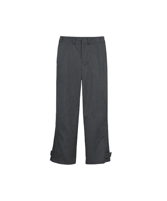 STREAMLINED CONVERTIBLE HEM TROUSERS/ GRAY