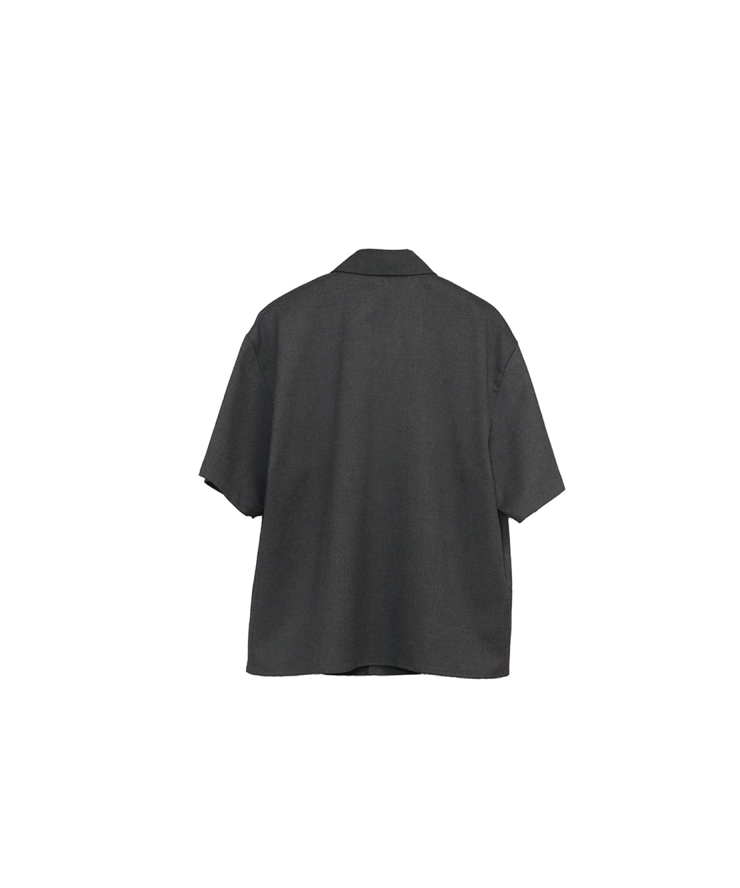 【RE-STOCK】TWILL STRETCH SHORT SLEEVE SHIRTS / D-GRAY