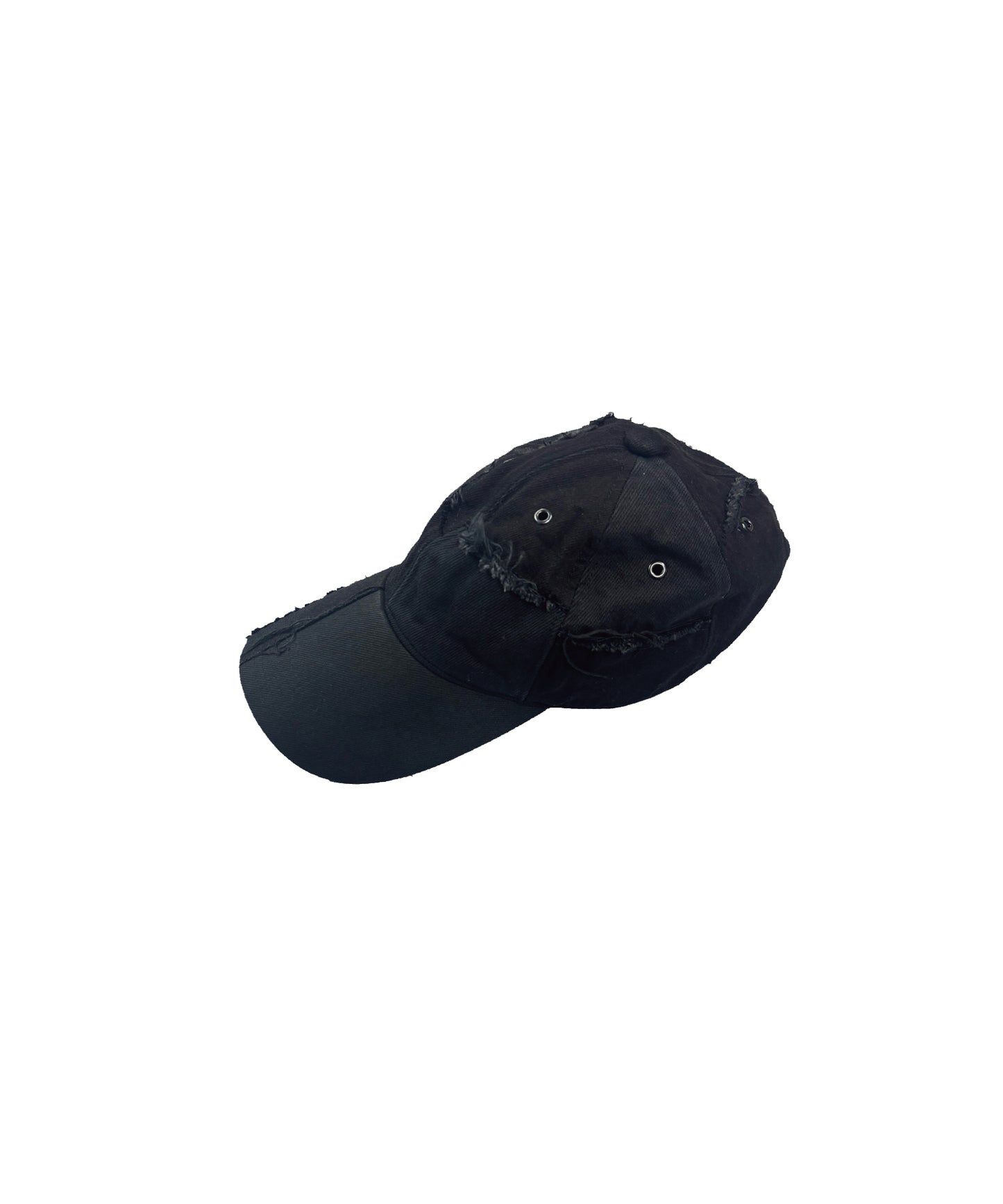 【SAMPLE】QUAD PATCH DENIM CAP / BLACK