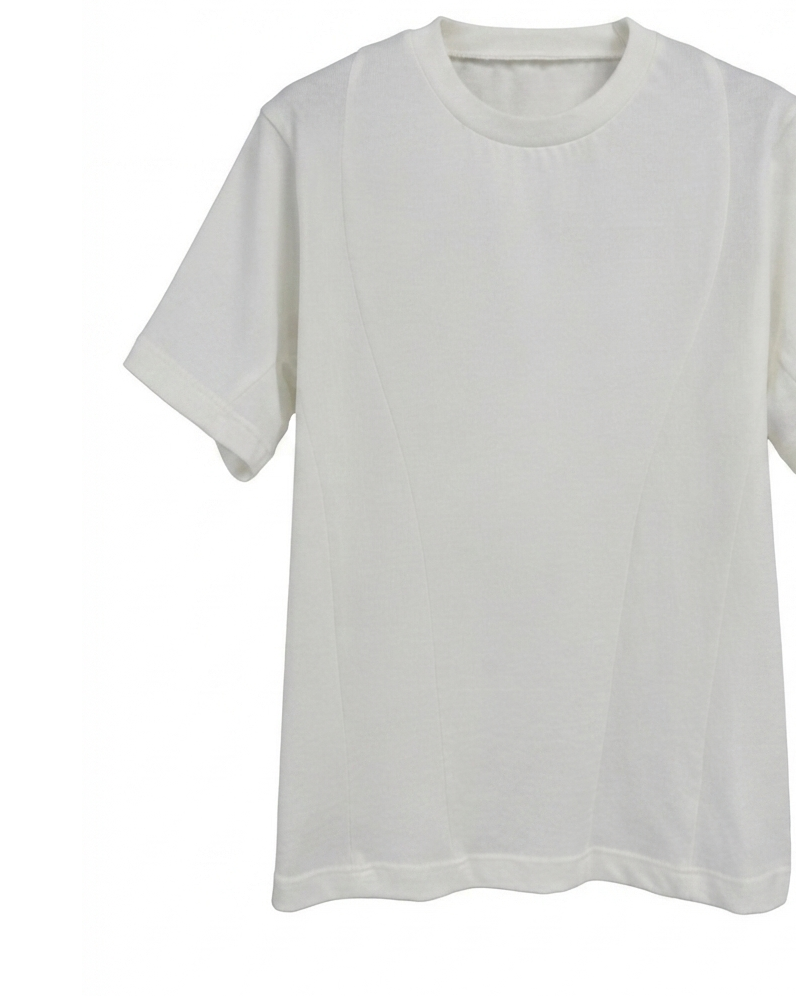 STREAMED LINE ALL WHITE PANEL T-SH/ OFF WHITE